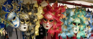 Venetian carnival masks