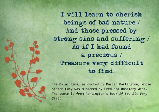 Cherish beings of bad nature