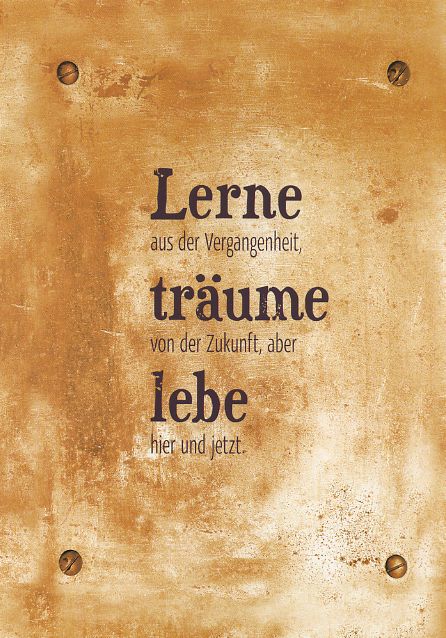Lerne, träume, lebe